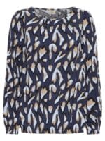 Fransa Bluse Frflowy bl 5 - Navy
