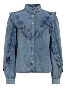 Gossia Skjorte Cira - Blue Denim