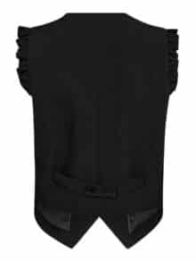 Co Couture Liane Frill Vest - Black