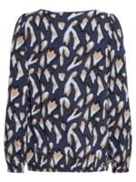 Fransa Bluse Frflowy bl 5 - Navy 2