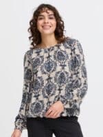Fransa Bluse Frflowy bl 5 - Moon Beam 3
