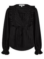 Co Couture Lulu Smoke v-shirt - Black