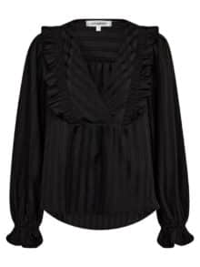 Co Couture Lulu Smoke v-shirt - Black