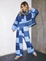 Co ´Couture Patch Denim Pant - Denim Blue