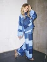 Co ´Couture Patch Denim Pant - Denim Blue