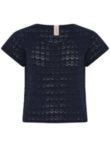 Skovhuus Strik T-shirt 3724 - Jeans blue