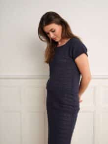 Skovhuus Strik T-shirt 3724 - Jeans blue 2