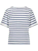 Red Button Terry T-Shirt - Jeans Blue 2