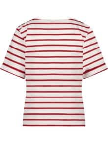 Red Button Terry T-Shirt - Red 2