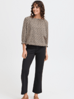 Fransa Bluse Frenora tee 1 20615575 - Farve Brun 201450 12