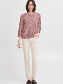 Fransa Bluse Frenora tee 1 - Farve Rosa 1