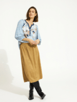 In Front bluse Minna 16535 - Light Blue 505 1