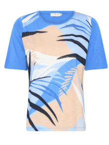 Micha T-Shirt 177195 i Blue 61912 – Klassisk pasform i blå farve for stilfuldt look
