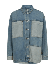 Mos Mosh Lydia Block Jakke 168960 - Mid Blue