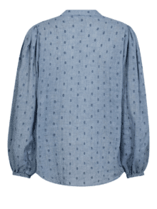 Co'Couture DottieCC V-Shirt i Dusty Blue 1