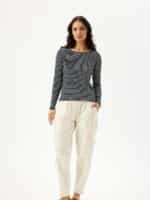 IN Front T-Shirt Martha - Navy2