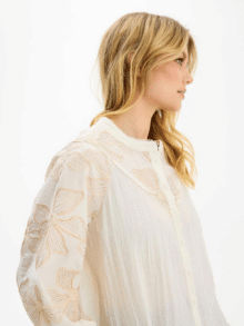 In Front bluse Rikke - Farve Off White 1