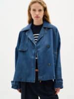 InWear Jakke Mable short - Dark Blue Denim2