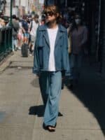 InWear Jakke Mable short - Dark Blue Denim6