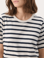 Part Two Ratani T-Shirt i navy-hvid 3