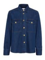Part Two denim skjorte Paya - dark vintage