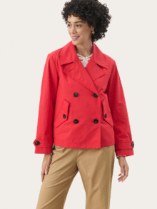 Part Two jakke Nelli - Ribbon Red 1