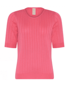 Skovhuus Kort Ærmet strik 3066 - Farve Pink Dream 4066