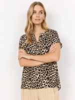 Soya SC-PIETTA Bluse 41095 - Leo Sand 8008c1