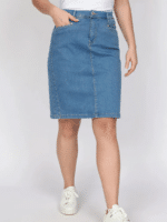 2Biz Nederdel Banoko.sp24 Light Denim – Lys Denim Nederdel