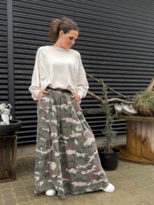 Cabana Living Bukser fridum - Farve Camo