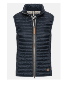 Camel Active Vest 360460 – 43 Navy, praktisk navy vest med justerbare detaljer, lynlåslommer og holdbare materialer