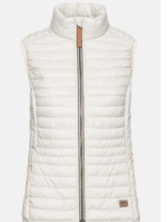 Camel Active Vest 360460 – Kitt 66, praktisk og moderne vest i kittfarve med justerbare detaljer og lynlåslommer