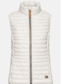 Camel Active Vest 360460 – Kitt 66, praktisk og moderne vest i kittfarve med justerbare detaljer og lynlåslommer