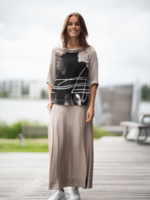 E Aventgarde Bluse 14571-4 - Farve Linen