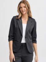 Fransa Blazer FRZablazer Black – Klassisk sort blazer til kvinder med elegant pasform 1
