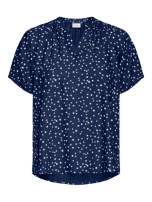 Fransa Bluse FRKAMMA i farven Navy Blazer