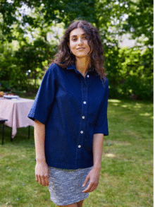 Fransa Skjorte FRchicago 20615526 - Farve Denim