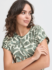 Fransa T-Shirt FRSEEN TEE 20610634 - Farve Agave Green 1