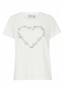 Fransa T-Shirt FRSURI TEE 20615482 - Hvid 201237