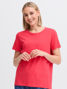 Fransa T-Shirt FRZashoulder 20605388 - Farve Teaberry