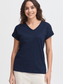 Fransa T-Shirt Frdalia 20615609 - Navy Blazer