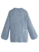 Hëst Strik Sofie V neck 2510120139 - Faded Denim 1