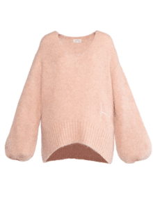 Hëst Strik Sofie V neck 2510120139 - Farve Rosa