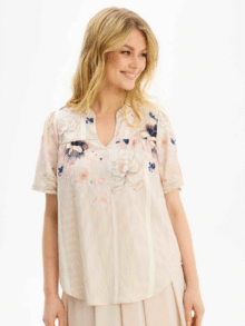 IN Front Bluse Elva 16624 - Rosa