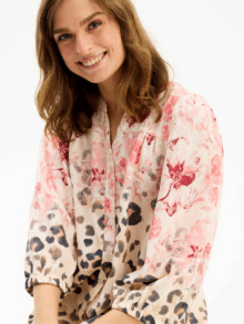 In Front Bluse Mona 16618 - Koral 230b