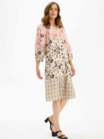 In Front Kjole Mona 16617 i Coral Rose Let og elegant sommerkjole til damer