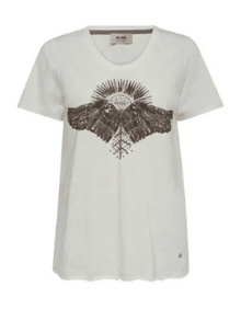MOs Mosh T-Shirt Nadine 171110 – Smuk grøn T-shirt i Celadon 238 med rund hals og klassisk pasform