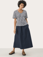 Part Two T-Shirt Curlia - Navy