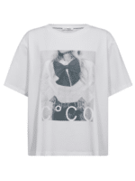 Co Couture T-Shirt Siara Bow 33163 - Farve White