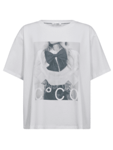 Co Couture T-Shirt Siara Bow 33163 - Farve White